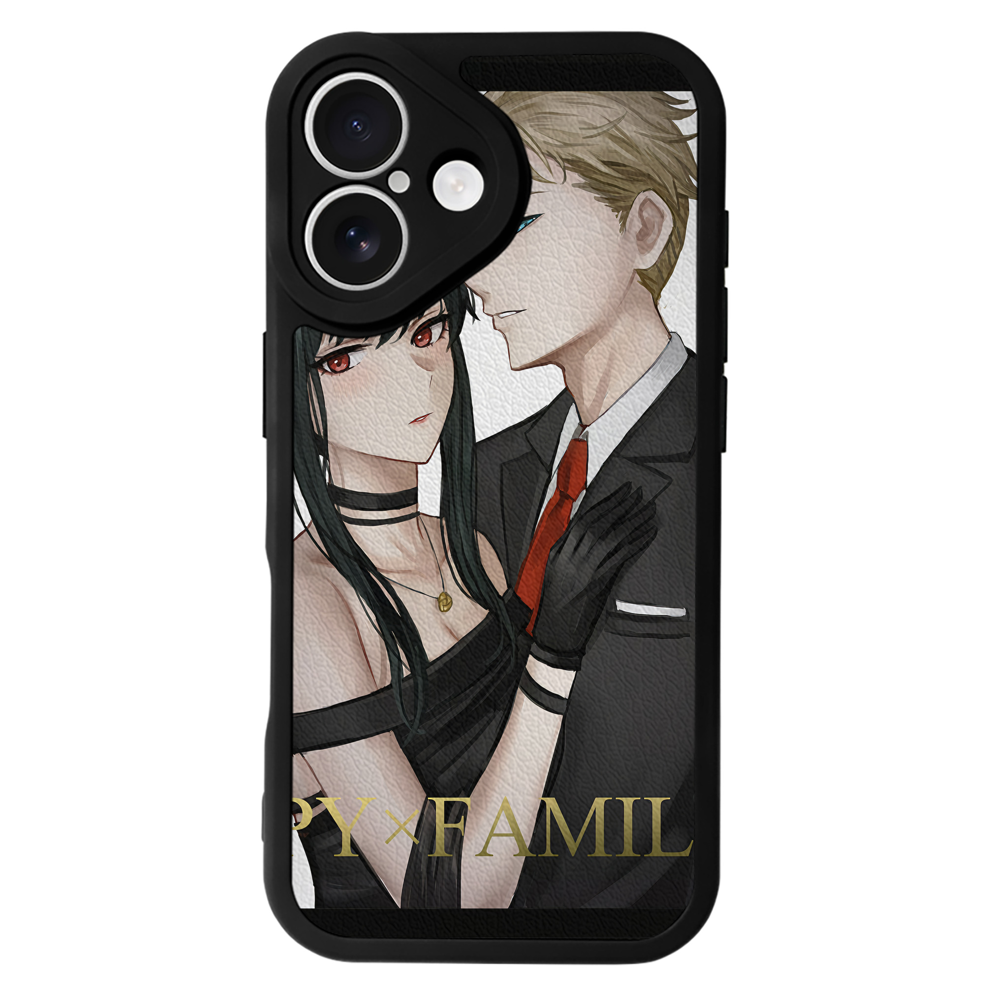 （画像用） SPY×FAMILY间谍家家酒 【iPhone 16シリーズ対応】シリコンスマホケース（レザー調） 材質：シリコン